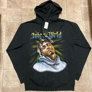 Juice Wrld Hoodie NWTM Measurements Black